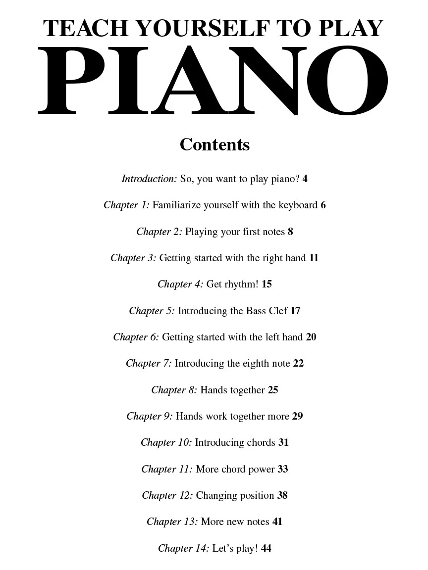 Teach Yourself to Play Piano - Image 2