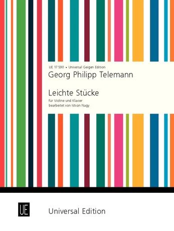Telemann Easy Pieces for violin and piano