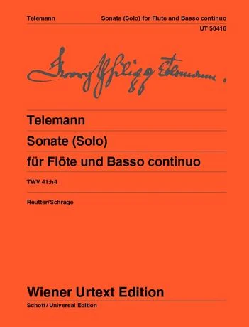 Telemann: Sonata for flute and basso continuo