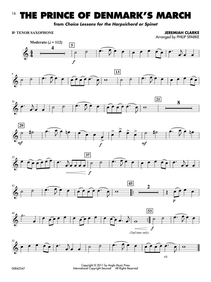 Classical Solos for Tenor Saxophone - 15 Easy Solos for Contest and Performance - Image 4