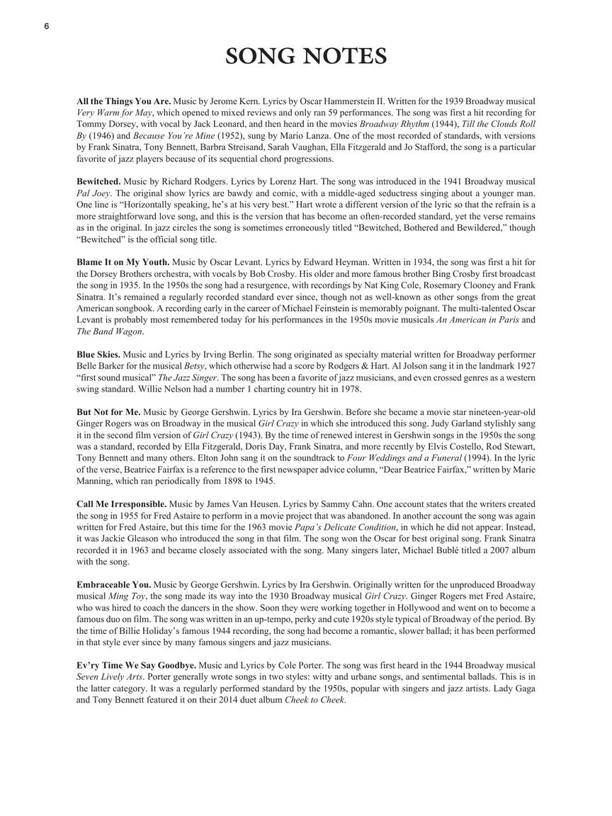 Singer's Anthology of American Standards, The - Image 4