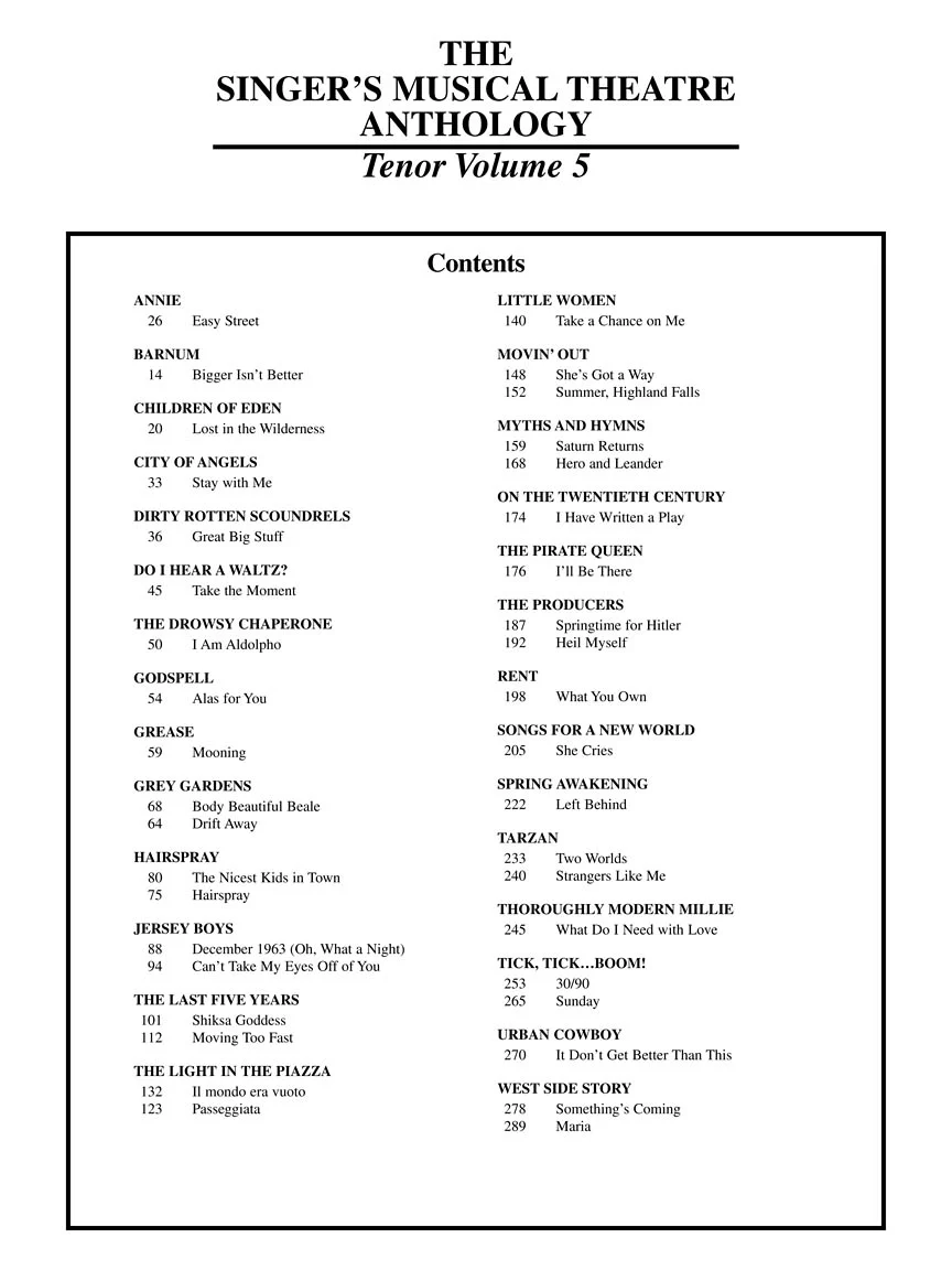 Singer's Musical Theatre Anthology Tenor Vol. 5 - Image 4