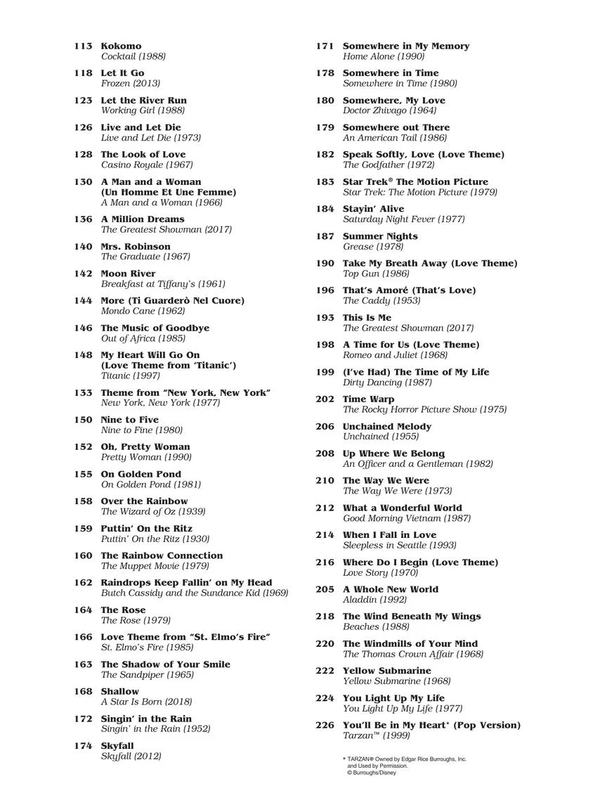 Easy Movie Fake Book – 2nd Edition - Image 3