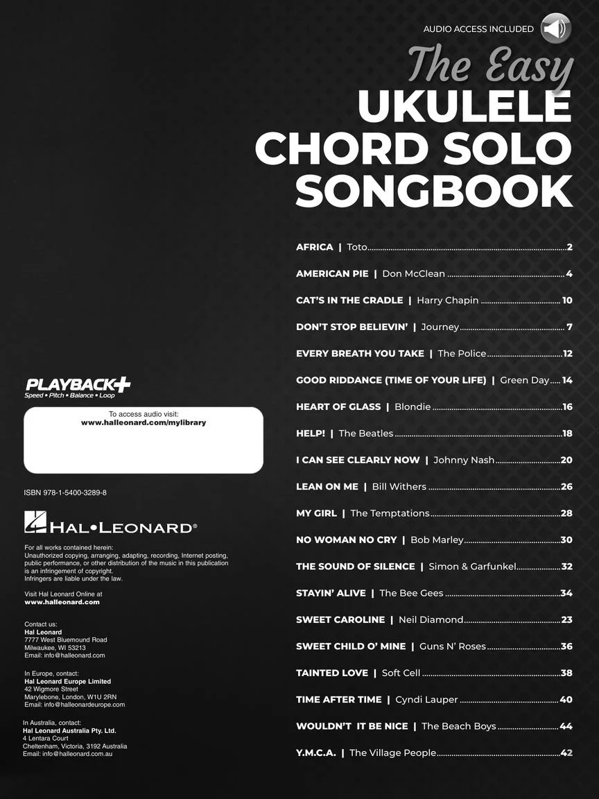The Easy Ukulele Chord Solo Songbook - Image 2