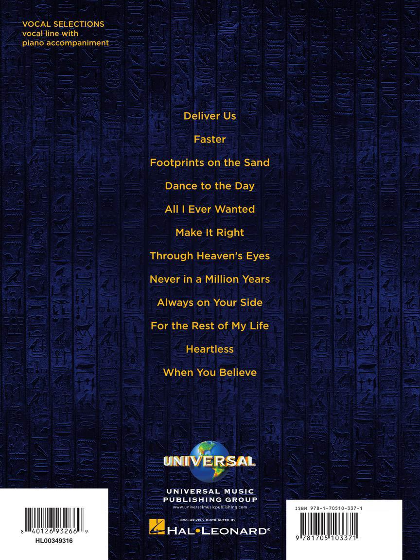 The Prince of Egypt Stage Musical – Vocal Selections - Image 6