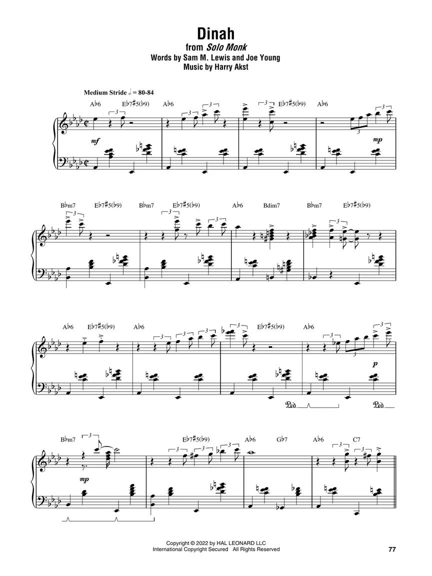Thelonious Monk – Omnibook for Piano - Image 6