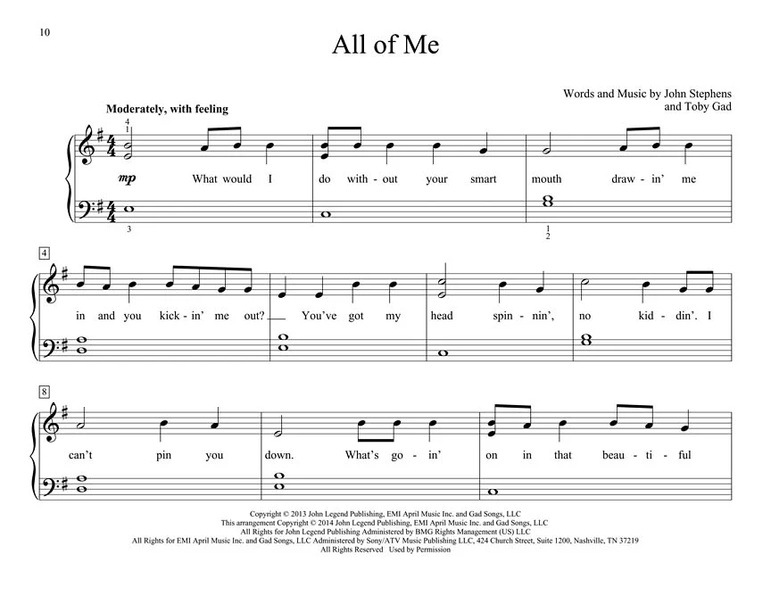 Thompson First Chart Hits - Thompson's Easiest Piano Course - Image 3