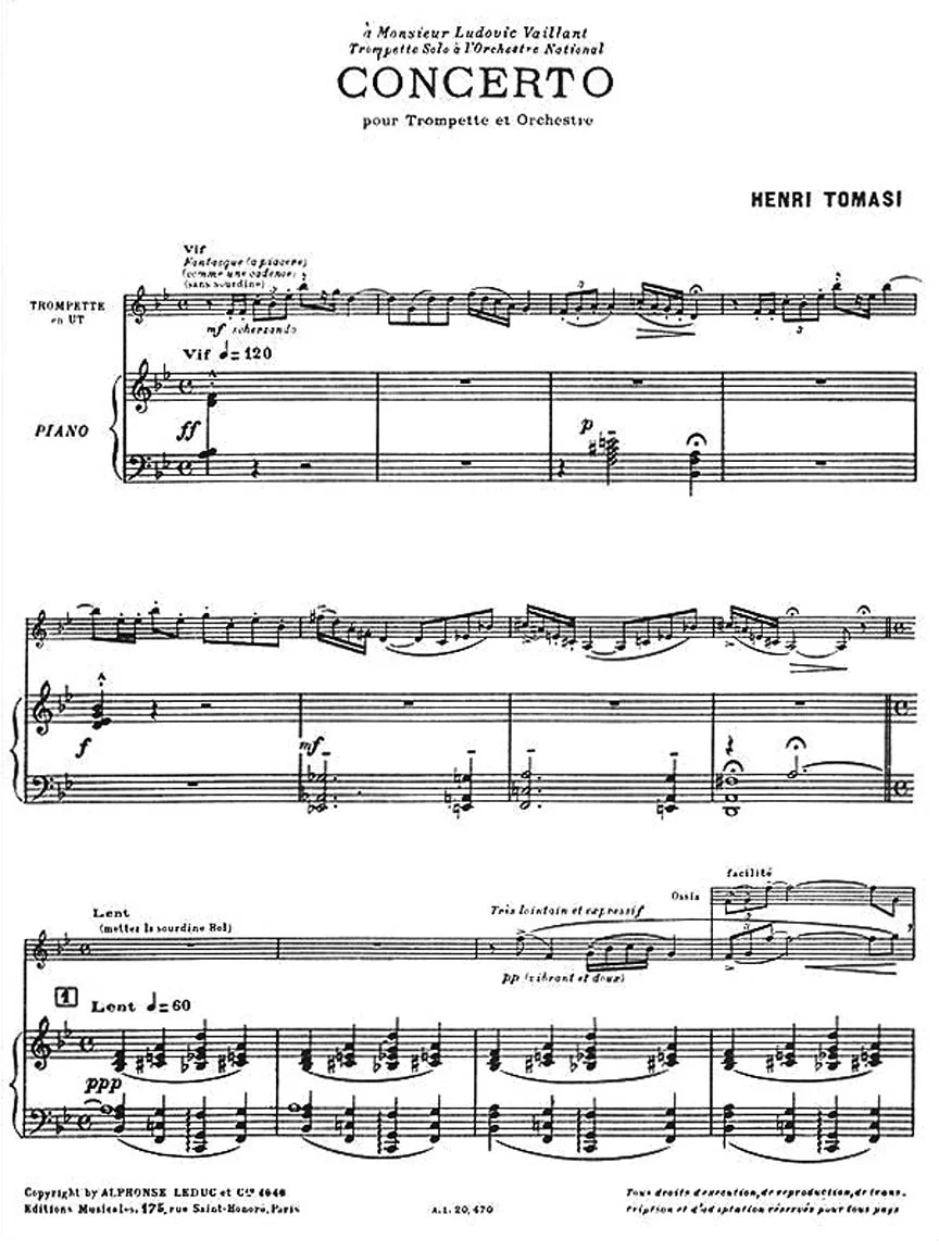 Tomasi Concerto pour Trompette et Orchestre - Image 2
