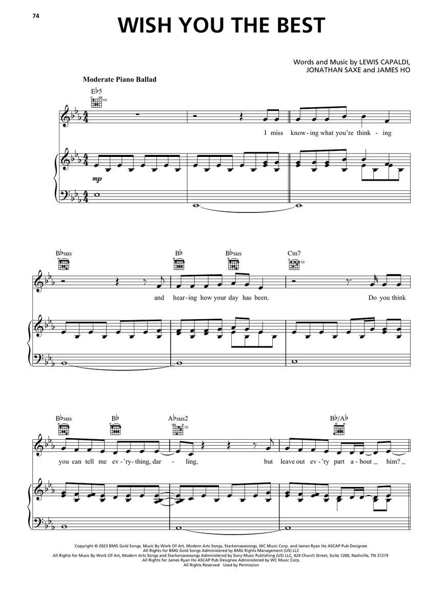 Top Hits of 2023 Arranged for Piano/Vocal/Guitar - Image 5