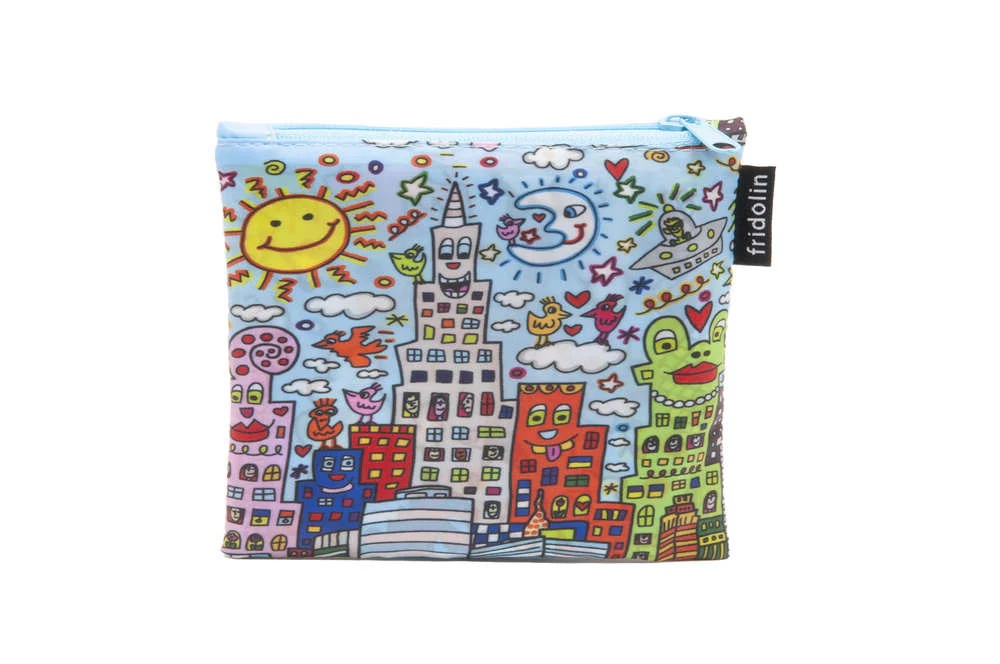 Tote Bag: Foldable Recycled Bag in a Bag (various artists) - Image 6