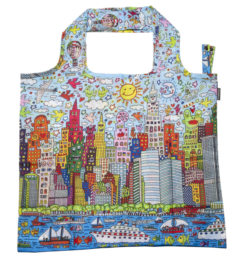 Tote Bag: Foldable Recycled Bag in a Bag (various artists) - Image 7