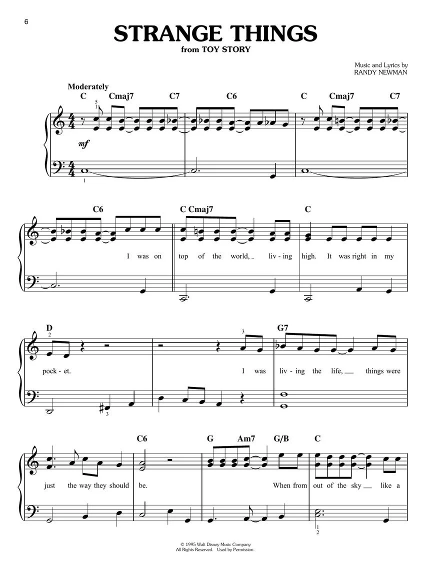 Toy Story Easy Piano Collection - Image 4