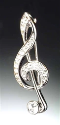 Treble Clef Brooch - Image 2
