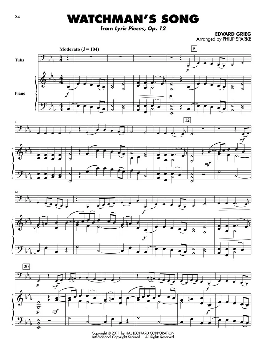 Classical Solos for Tuba - 15 Easy Solos for Contest and Performance - Image 5