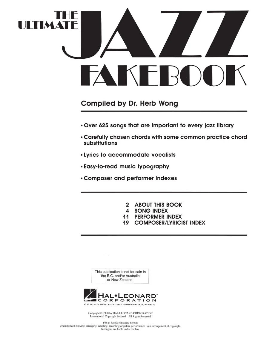 Ultimate Jazz Fake Book C Edition - Image 2