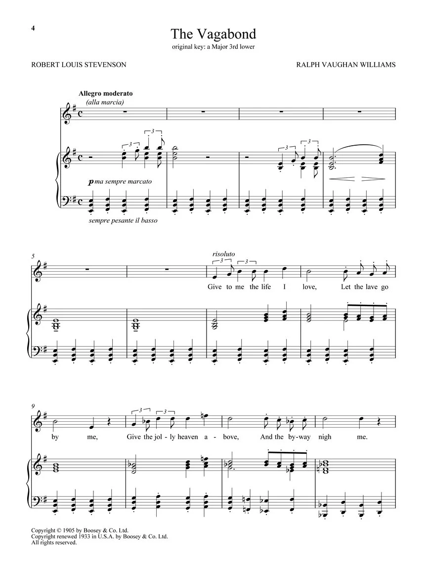 Vaughn Williams Songs of Travel - High Voice - Image 5