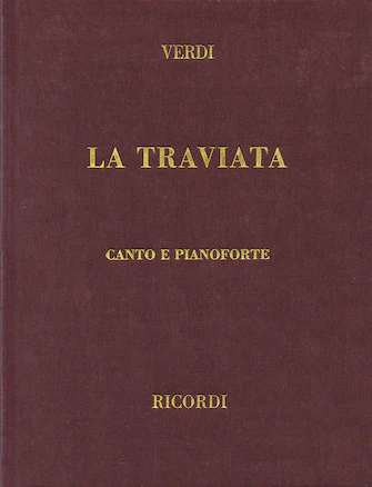 Verdi La Traviata Italian Only – Cloth Score.