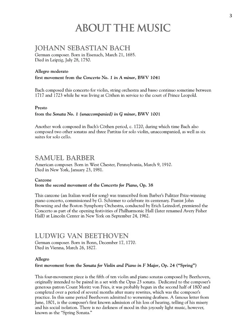 Violin Collection - Intermediate to Advanced Level - Image 4