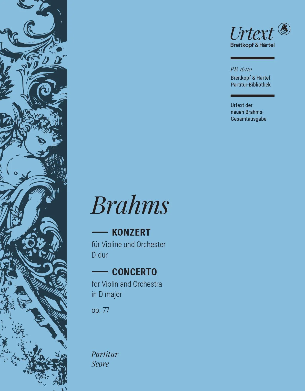 Brahms Violin Concerto in  D Op. 77 (Full Score)