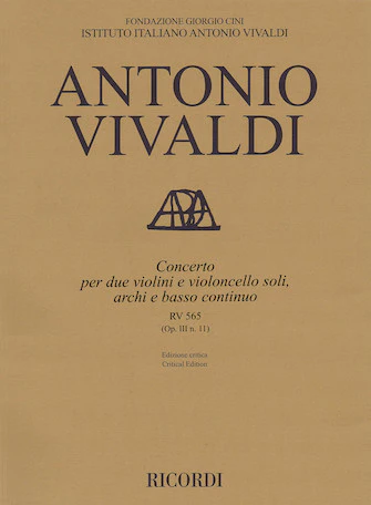 Vivaldi: Concerto in D Minor RV 565, Op. III No. 11