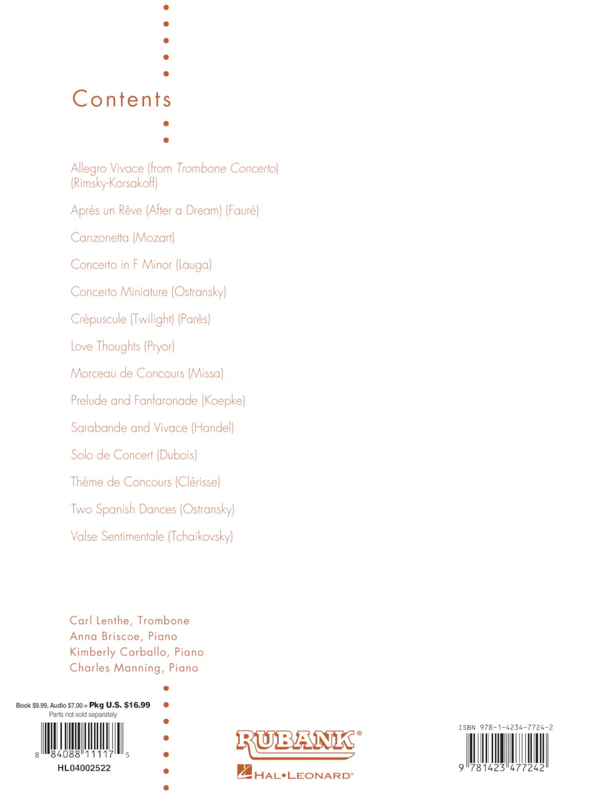 Concert and Contest Collection for Trombone Solo Book with Online Media - Image 3