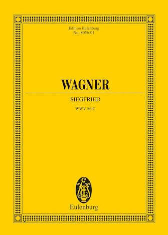 Wagner Siegfried Study Score (Hardcover)