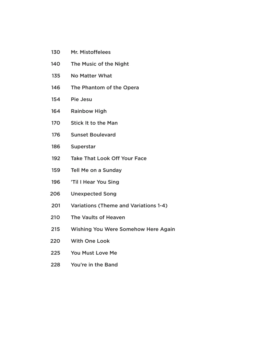 Lloyd Webber, Andrew - Unmasked: The Platinum Collection - Image 3