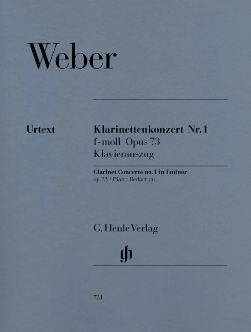 Weber: Clarinet Concerto No. 1 in f minor, Op. 73