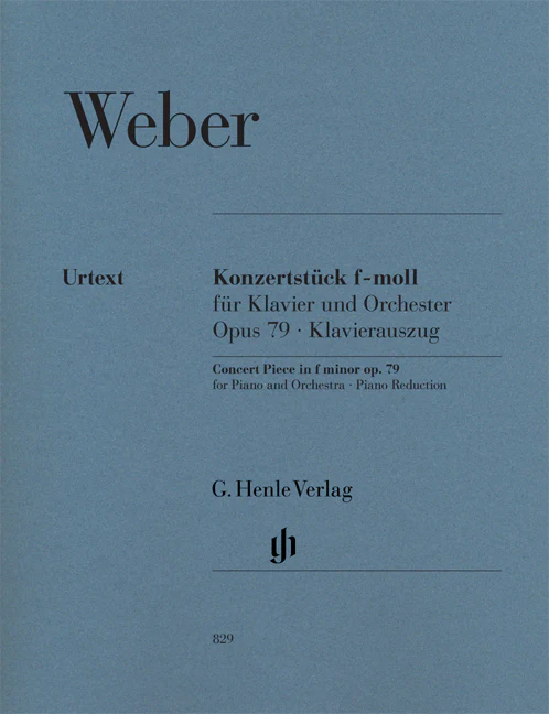 Weber: Concert Piece in f minor, Op. 79 for Piano and Orchestra (Piano Reduction)