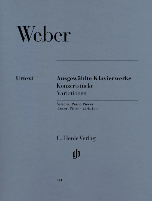 Weber: Selected Piano Works (Concert Pieces, Variations)