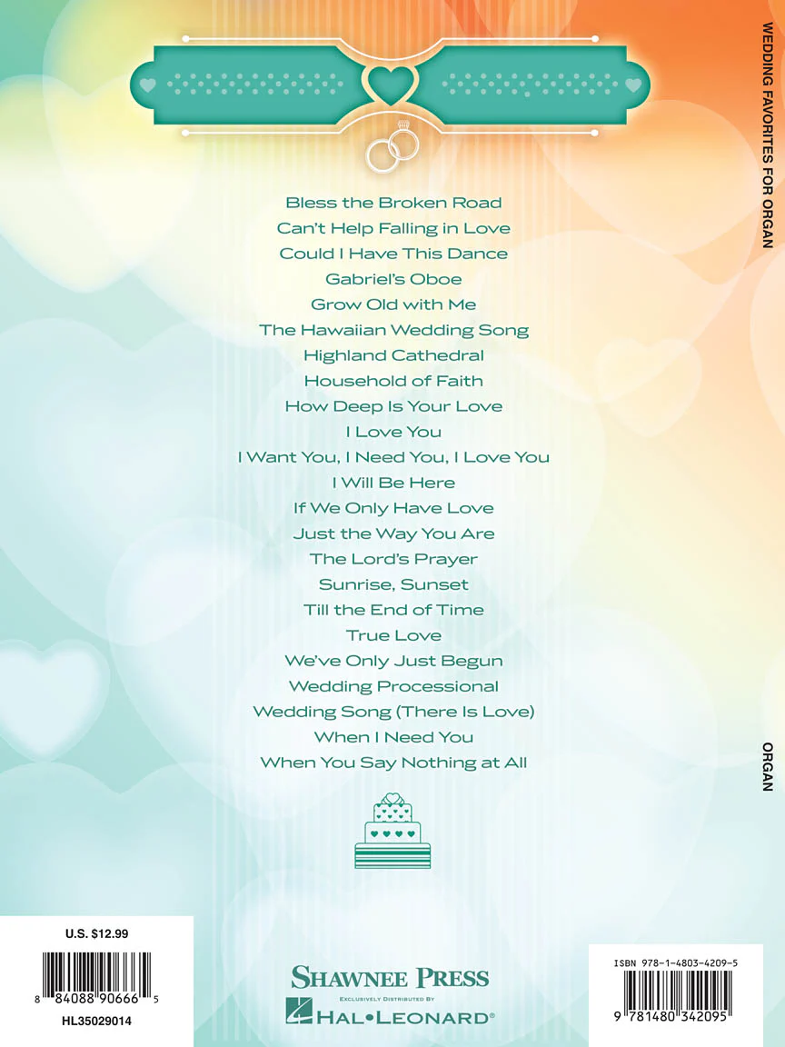 Wedding Favorites for Organ - Image 2