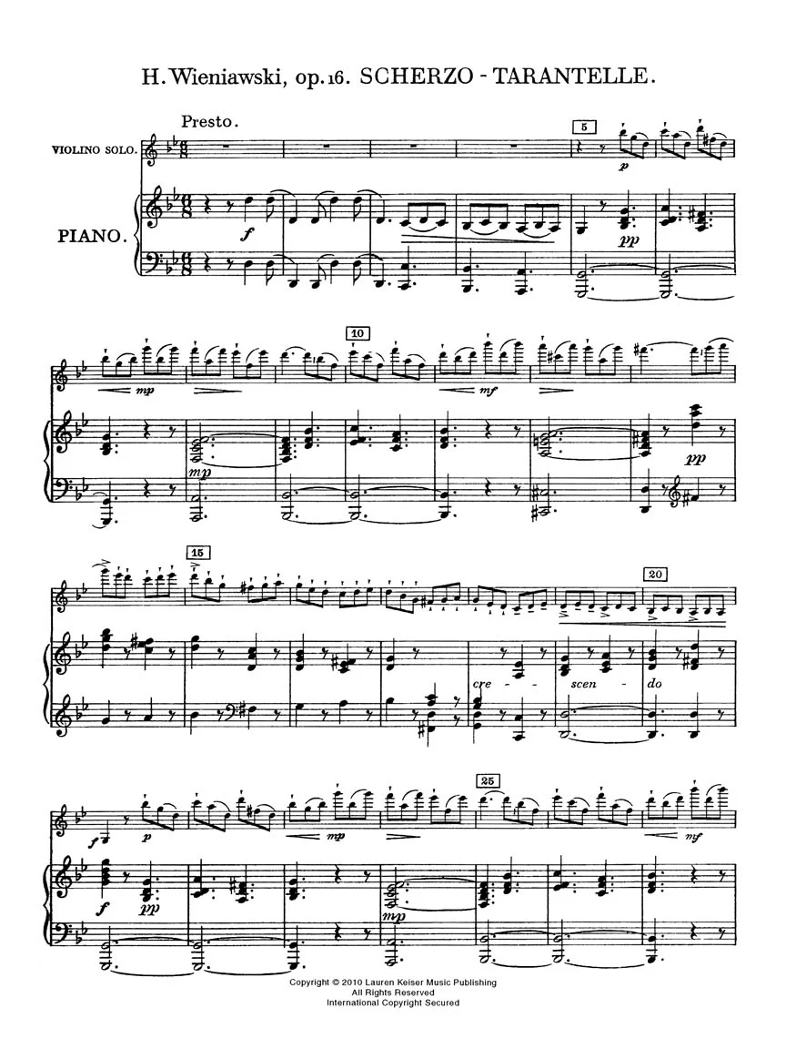 Sevcik Scherzo-Tarantelle Op. 16 - Image 5