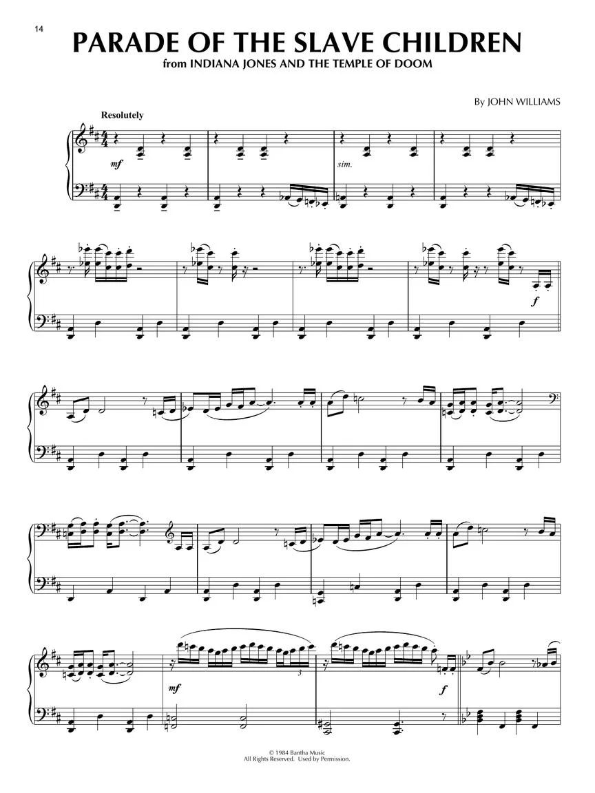 Willams Indiana Jones Piano Solo Collection - Image 4