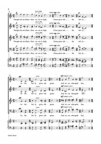 Williams  Queen Elizabeth's Winchester Carol SATB - Image 3