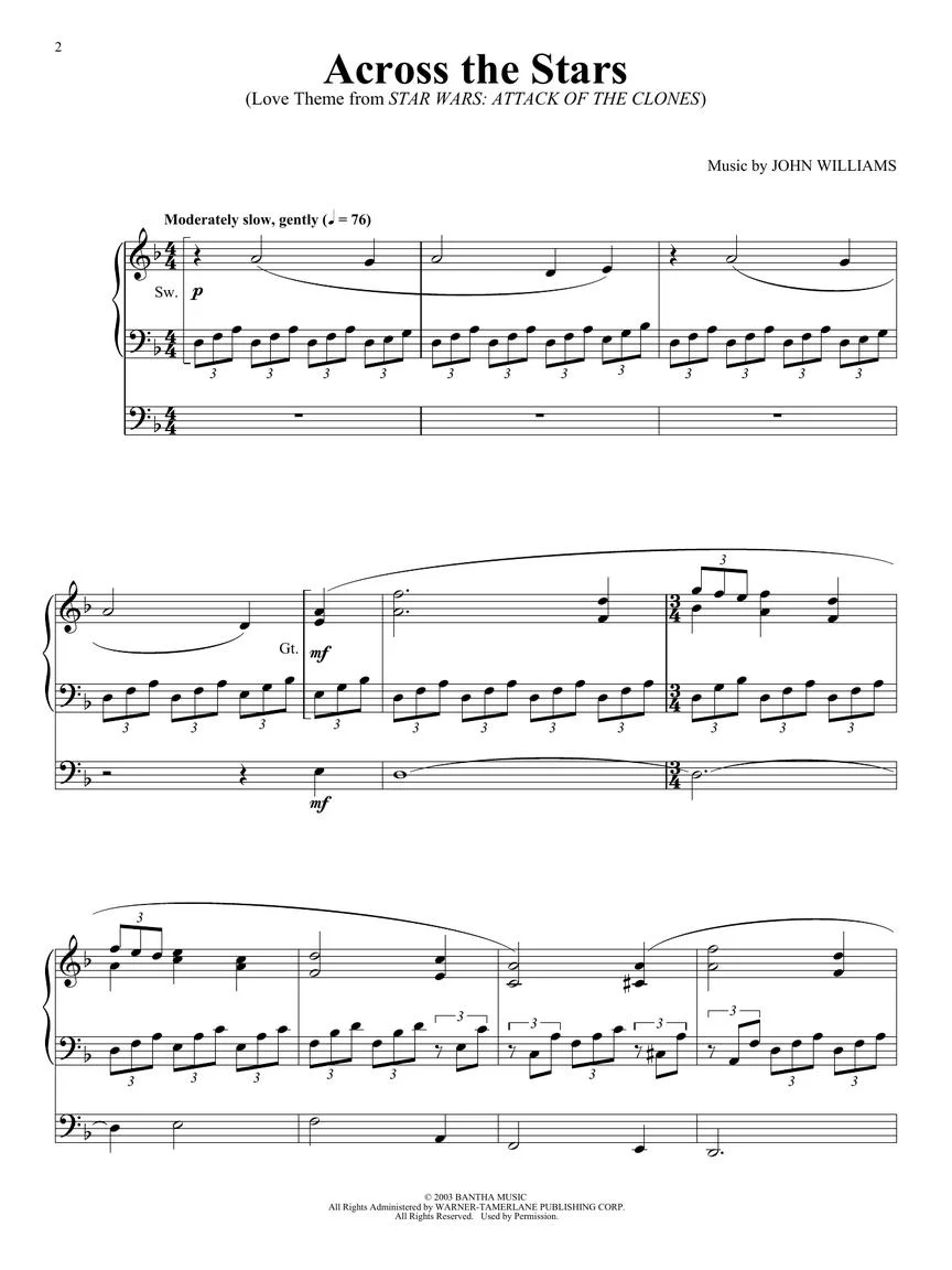Williams Star Wars for Organ - Image 3