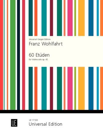 Wohlfahrt: 60 Studies for violin - op. 45