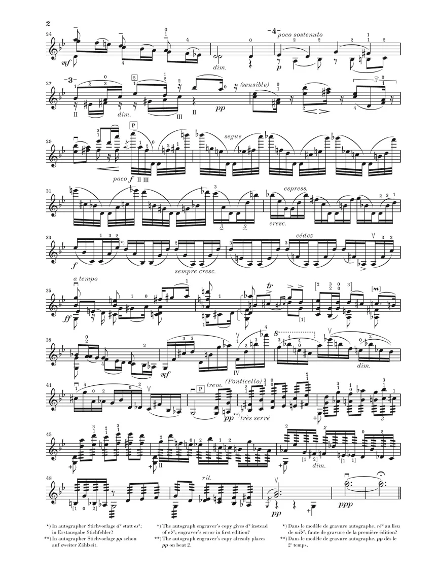 Ysaye: Six Sonatas for Violin solo, Op. 27 - Image 3
