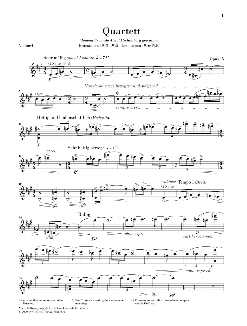 Zemlinsky: String Quartet No. 2, Op. 15 - Image 2