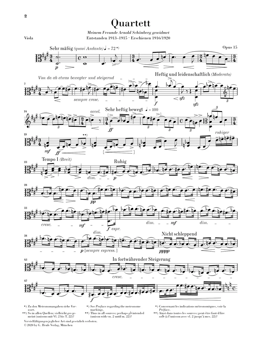 Zemlinsky: String Quartet No. 2, Op. 15 - Image 4