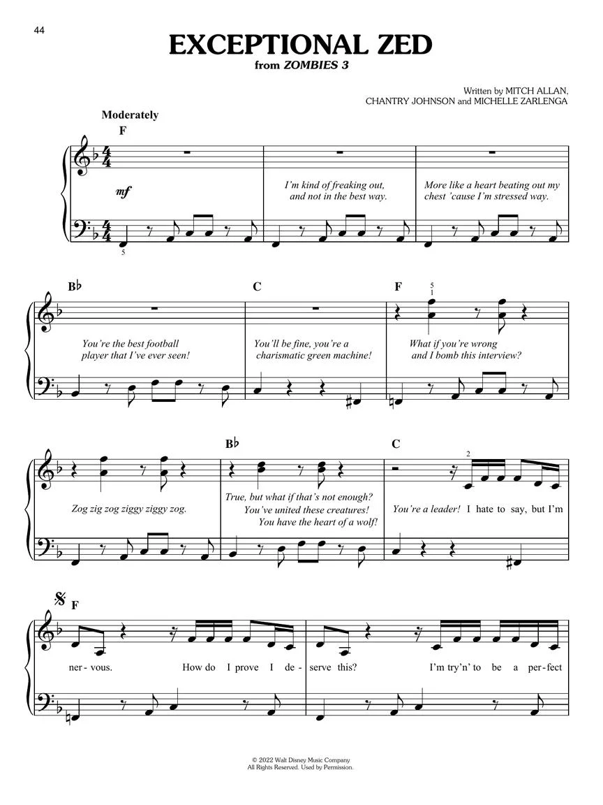 Zombies Easy Piano Collection - Image 3